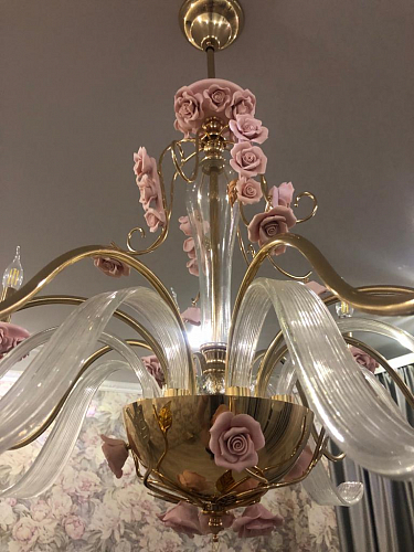 Подвесная люстра Muntiggioni OML-70413-08 фото покупателя 3